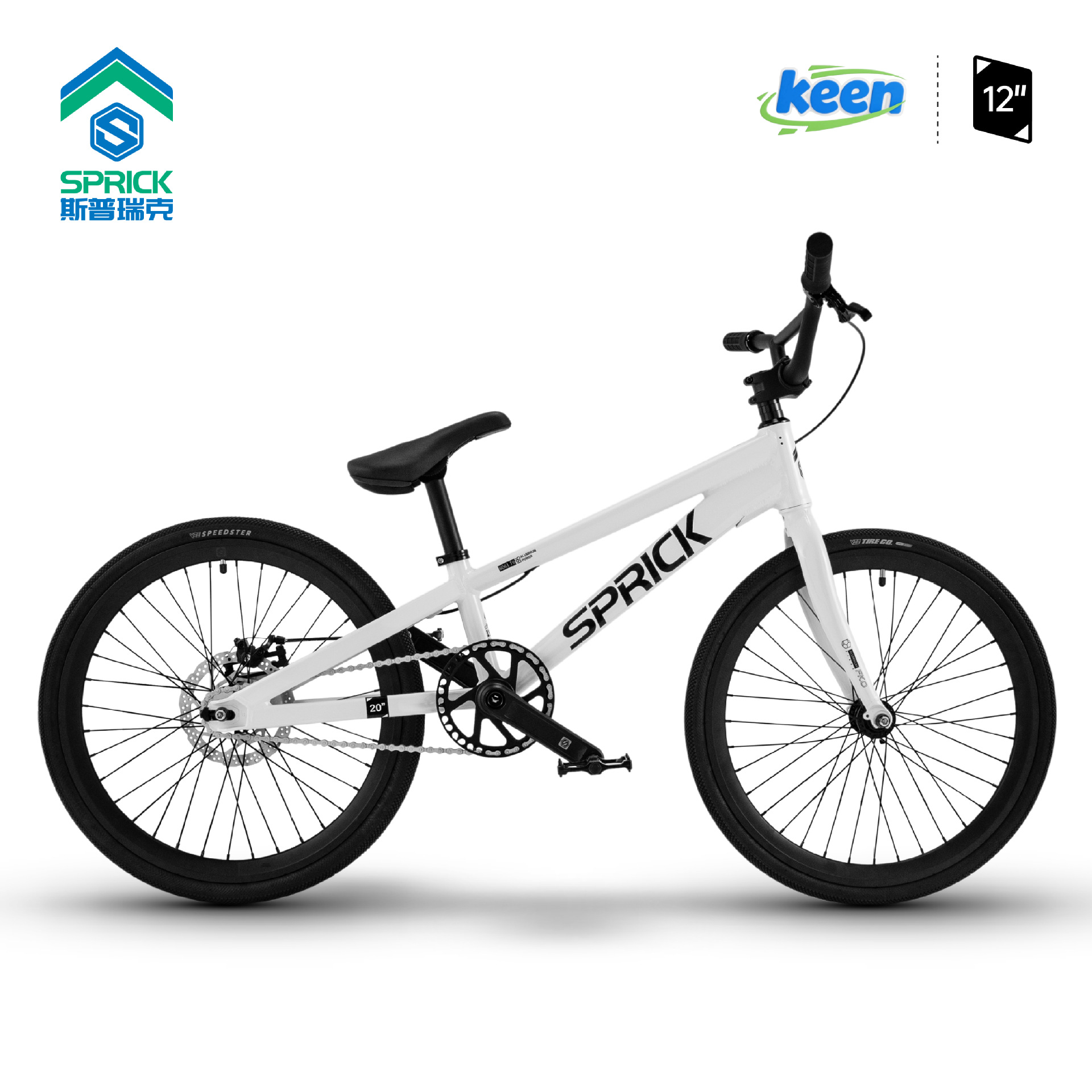 Sprick, 20 дюймовый BMX, алюминиевый, дисковый тормоз