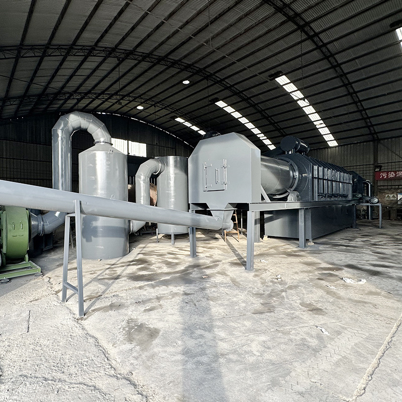 Continuous carbonization furnace machine charcoal barbecue charcoal straw carbon making machine fruit fruit shell charcoal making machine drum carbonization furnace