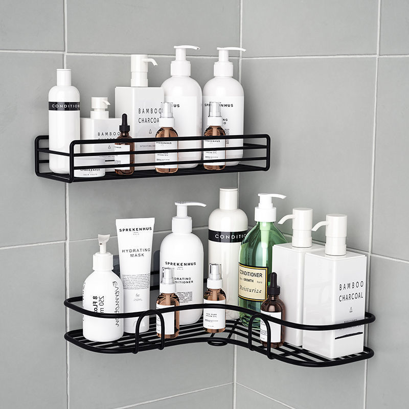 No Punching Tripod Bathroom Sink Wall-Mounted Storage Rack Toilet Toilet Kitchen Storage Rack Bathroom
