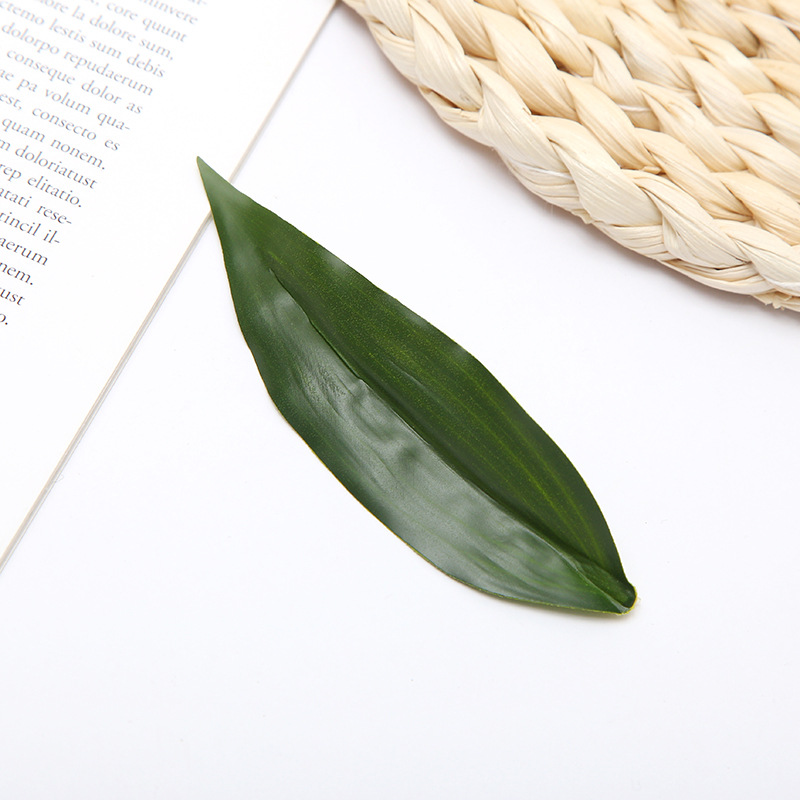 Restaurant Hotel display simulation green lily leaf accessories green landscape simulation flannel lily leaf