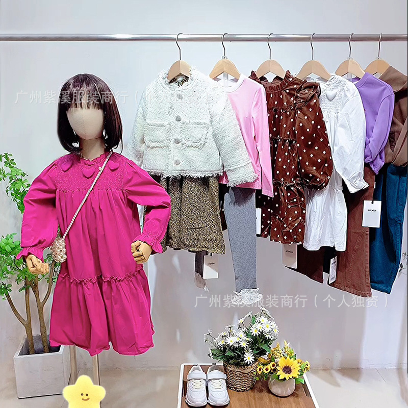 Watermelon Egg Spring and Autumn Clothing Wholesale, Pastoral Style Jackets, Dresses, Children's Clothing, Clearance of Remaining Stock, Miscellaneous Stall Items, Wholesale Supply