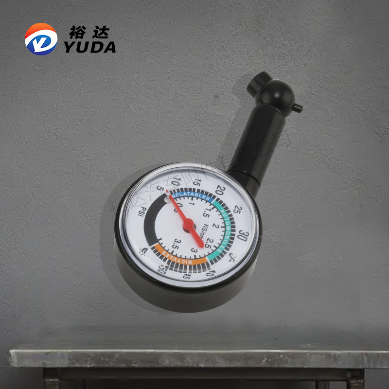 Универсальный пластиковый манометр давления в шинах Yuda, 4 цвета
