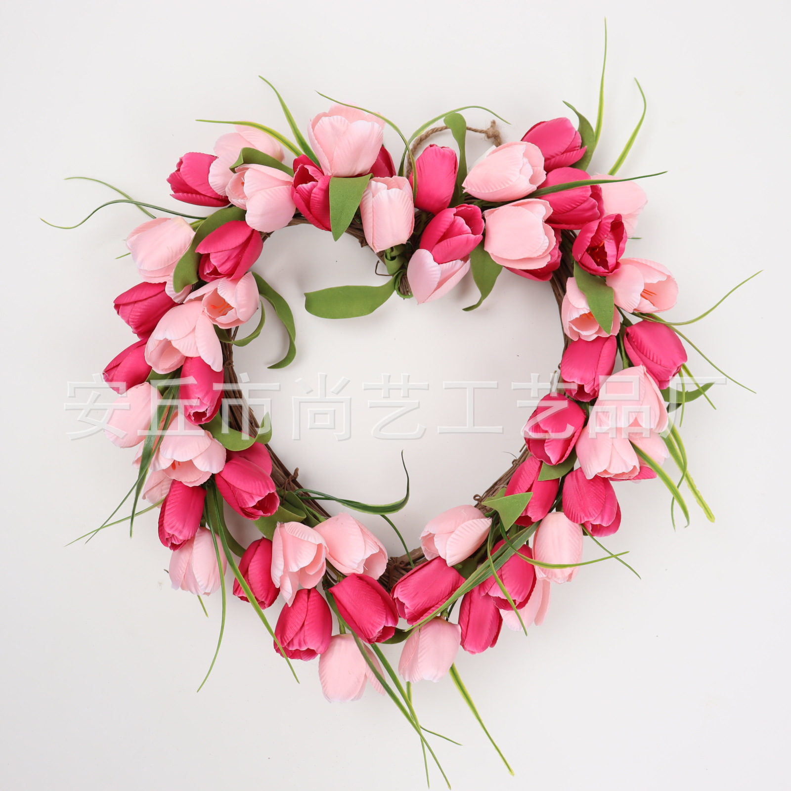 Cross-border Valentine's Day Tulip Fake Flower Simulation Flower Decoration Bionic Flower Art Living Room Decoration Immortal Flower bouquet High-end