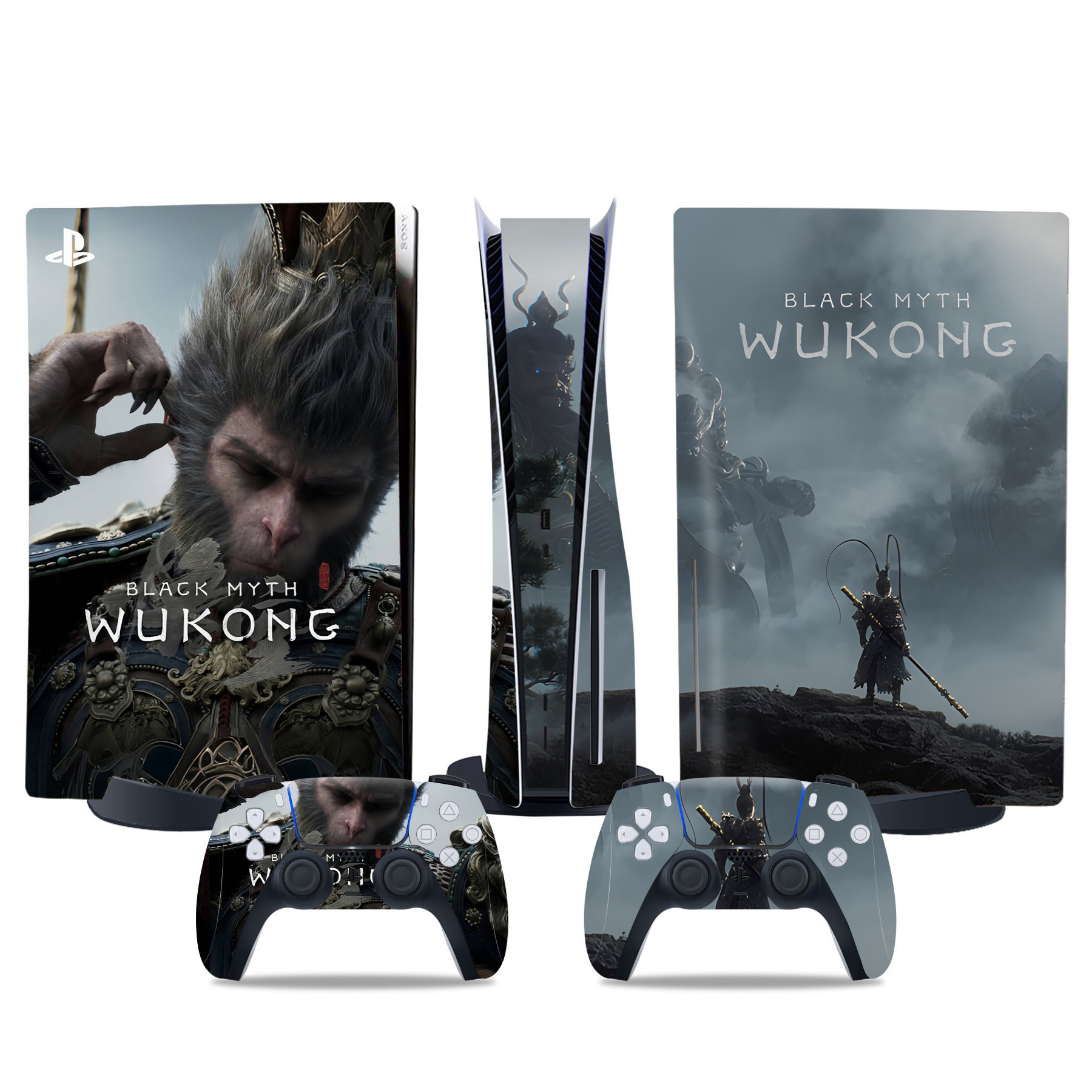PS5 Game Machine Sticker Black Myth Wukong Color Film Protective Film Optical Drive Digital Handle Color Sticker
