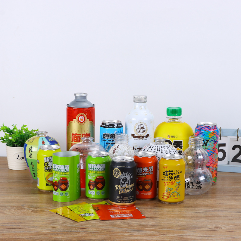 Пленка для термоусадки PET, индивидуальная печать для упаковки напитков