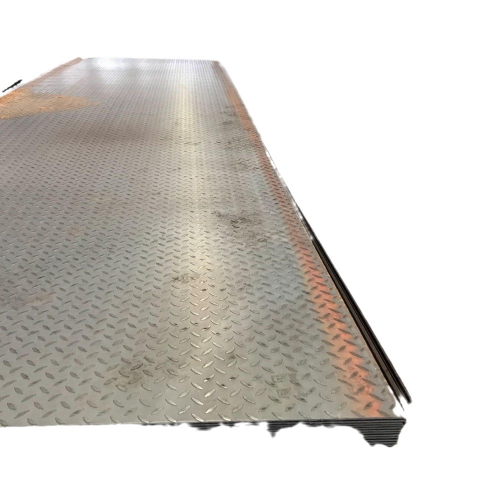 Supply of Hot-Rolled Patterned Steel Plate Q345B Patterned Coil Plate Open-Rolled Steel Plate Anti-Slip Plate Galvanized Suitable for Mechanical Manufacturing