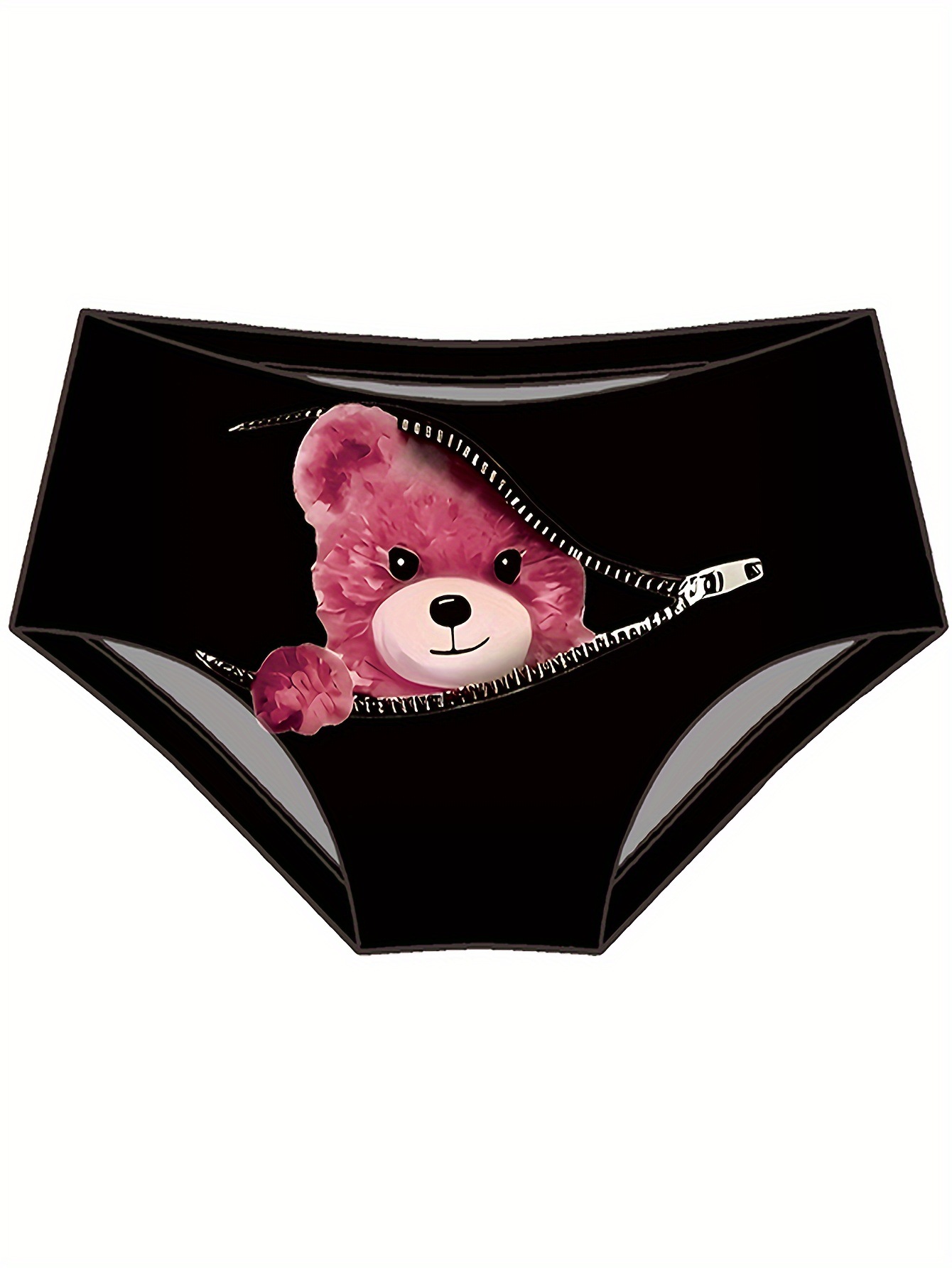 [Cartoon Bear Print] Triangle Underwear for Women