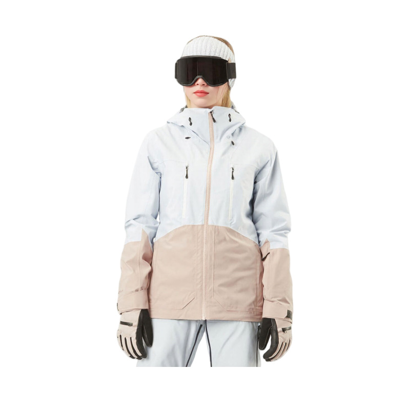 Модная Патчворк Цветная Женская Новая Уличная Куртка С Капюшоном Альпийская Спортивная Одежда Для Лыжного Спорта Оптовая Продажа