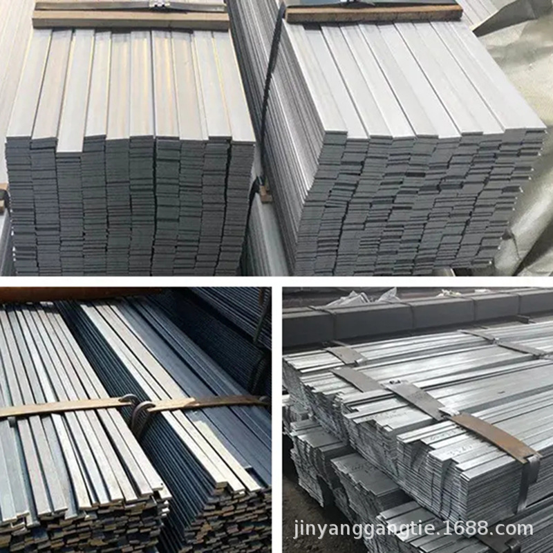 Hot-Rolled Flat Steel, Hot-Dip Galvanized Flat Iron, Lightning Protection, Lightning Protection, Photovoltaic Grounding, Hot-Dip Galvanized Layer 40×4 Ground Wire Flat Iron Bar