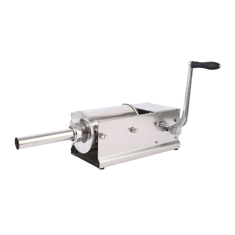 New horizontal double-speed sausage machine household sausage homemade artifact stainless steel sausage machine commercial sausage machine manufacturers