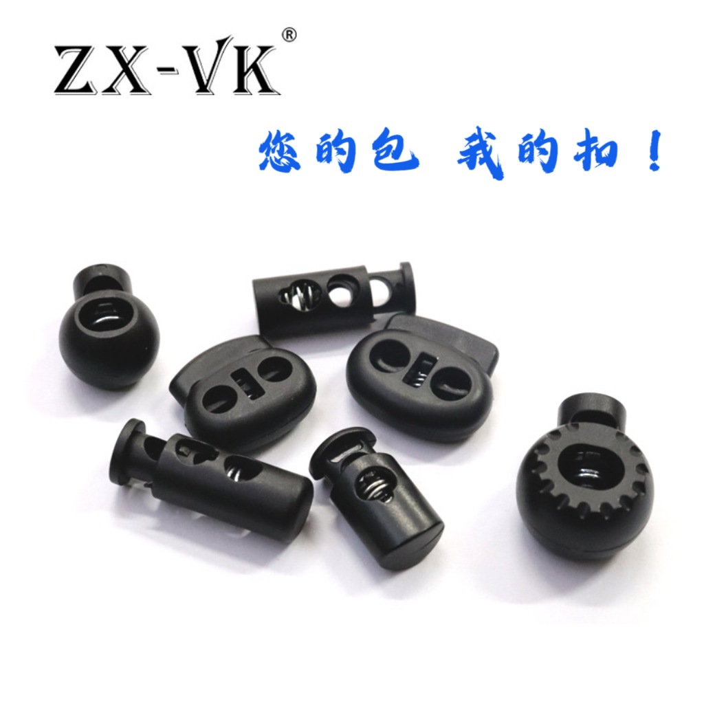 Manufacturer Wholesale Spot Spring Buckle Press Adjustment Rope Buckle Pig Nose Buckle Threaded Rope Buckle Pocket Rope Buckle Adjustable