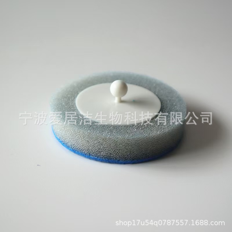 Household disposable toilet brush dissolving replacement head toilet cleaning brush toilet decontamination disposable sponge brush head