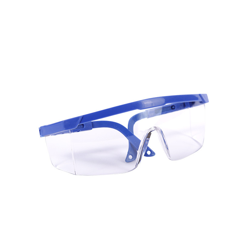 Manufacturers supply telescopic protective glasses blue frame telescopic protective glasses black frame anti-impact anti-splash goggles