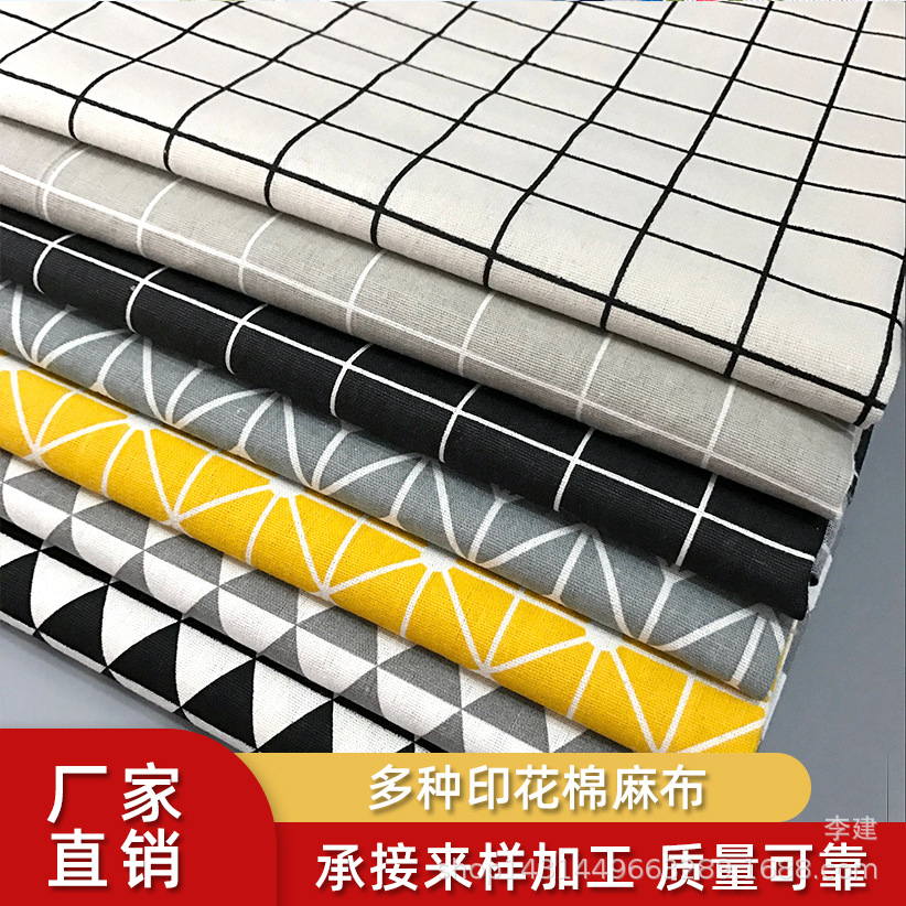 Оптовая поставка скатерти из льна в скандинавском стиле, сумка для хранения