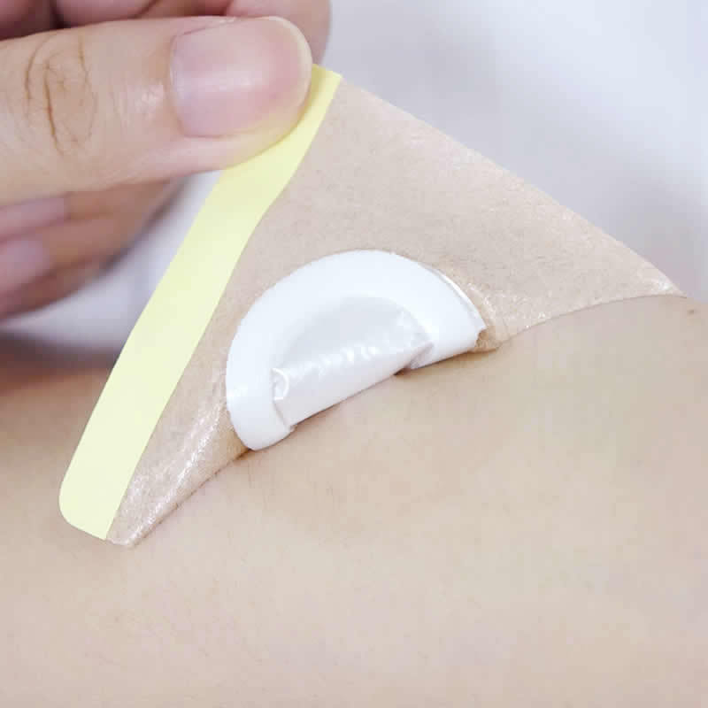 Medical non-woven fabric spunlace tape breathable plaster three-fold plaster three-nine acupoint plaster blank plaster