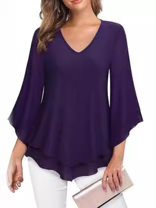 Топ платья с семи рукавами для женщин 2023 новый