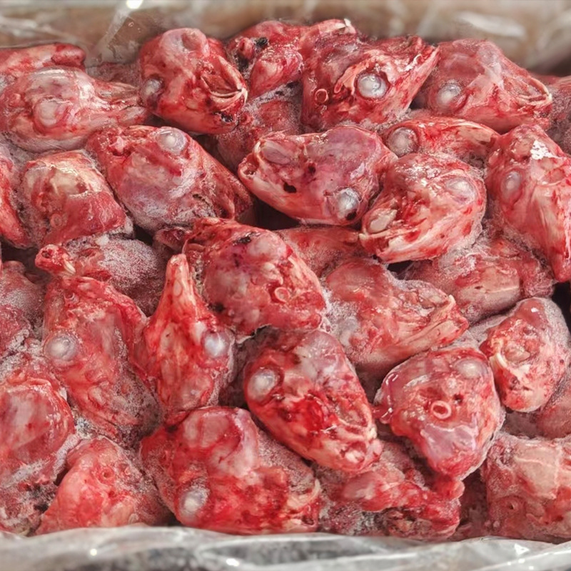 Fresh Frozen Rabbit Head Uniform Size Sichuan Spicy Rabbit Head Wholesale