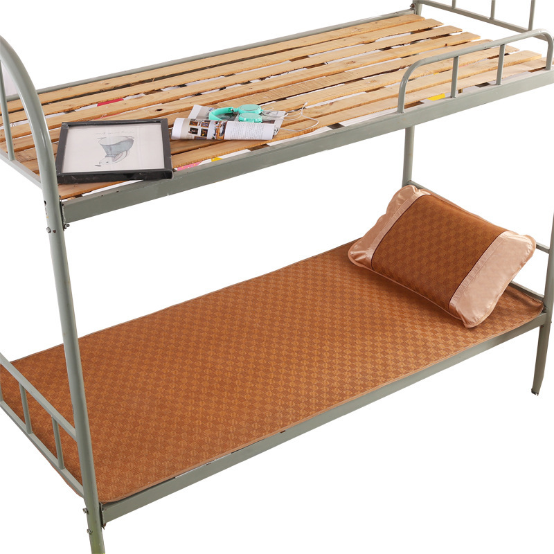 S25 New Straw Mat Student Dormitory Single Bed Lower Bunk Foldableable Rattan Mat Summer Ice Silk Cool Feeling