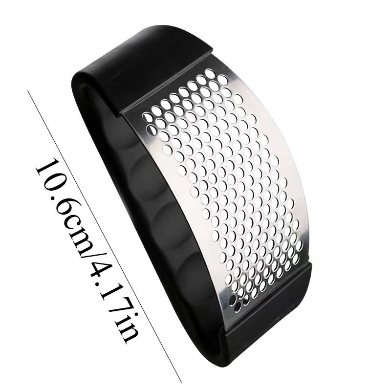 Wholesale stainless steel garlic press manual plastic handle Garlic Press household garlic press artifact Internet celebrity arc garlic press