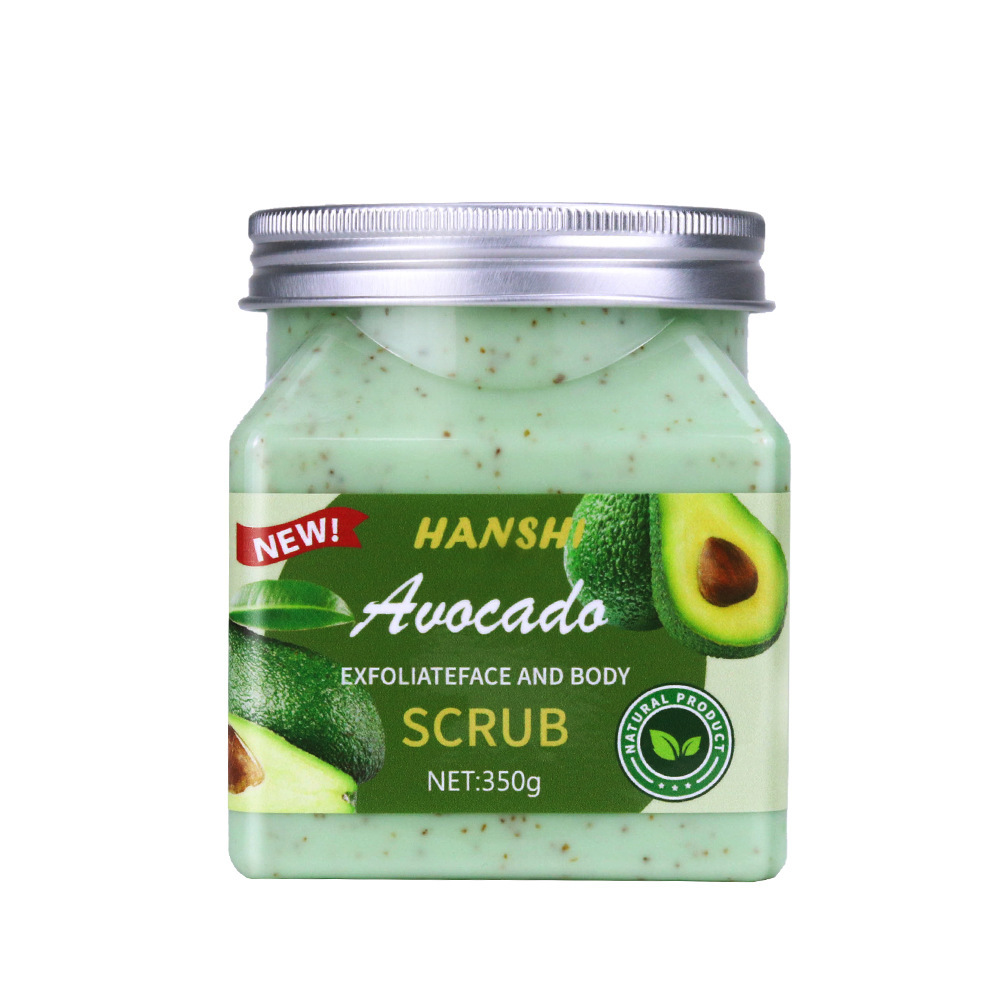 Fruit Scrub Exfoliating Chicken Skin Bath Cleansing Body Scrub Cross-Border Foreign Trade Spot Wholesale 350ml
