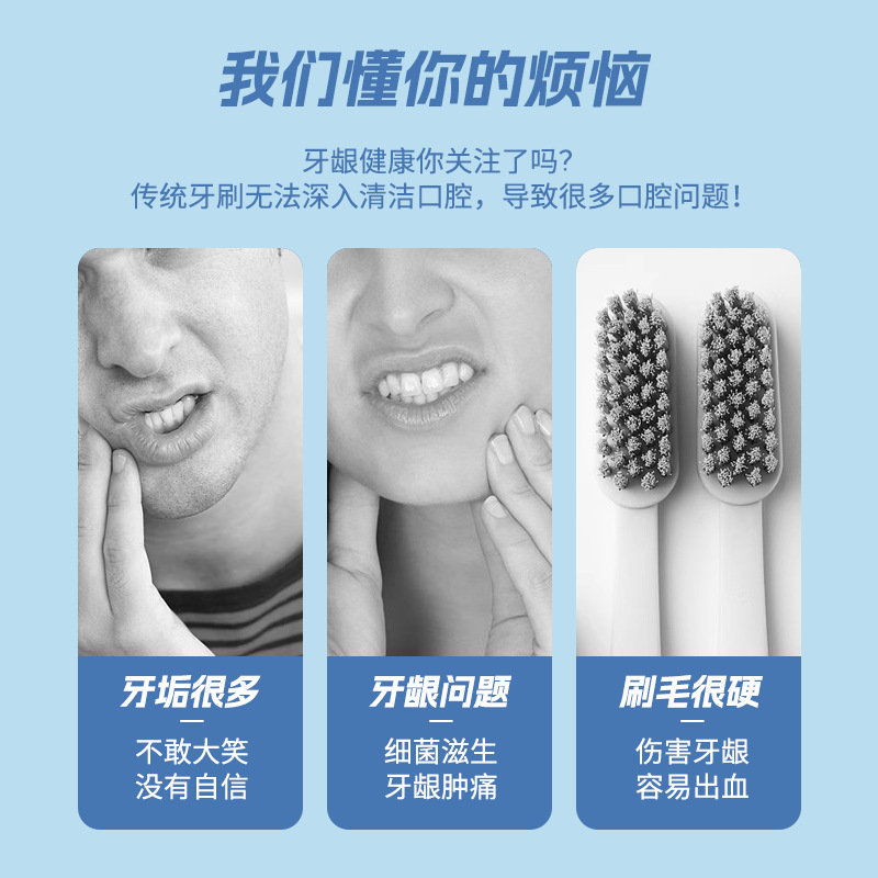 Cross-Border Dental Rinser Wholesale Household Portable Water Flosser to Remove Oral Odor, Dental Beauty Instrument, Tooth Cleaner, Tooth Cleaner