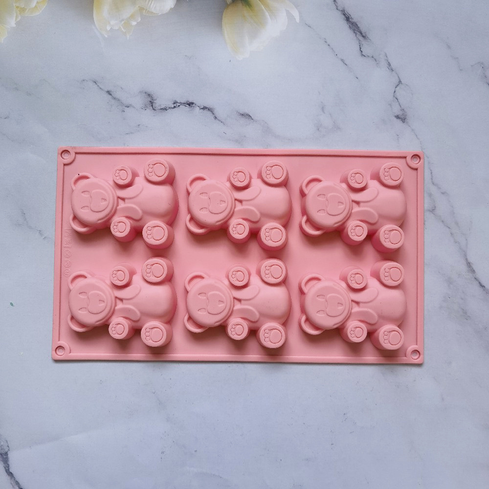 6 Lian Da Xiong 141 Silicone Mold Cake Ice Cream Pudding Dessert Mold Soap Baking Utensils