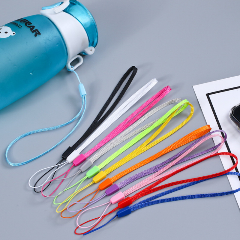 Factory Direct Bluetooth speaker lanyard flashlight fan U disk mobile phone lanyard pine rope lanyard can be fixed length