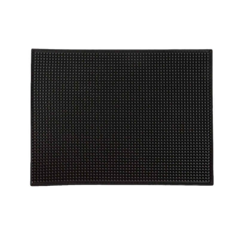 Washable Seal Carving Work Dust-proof Mat Bar Counter Rectangular Wine Glass Drain Mat Rubber Seal Worktable Table Mat