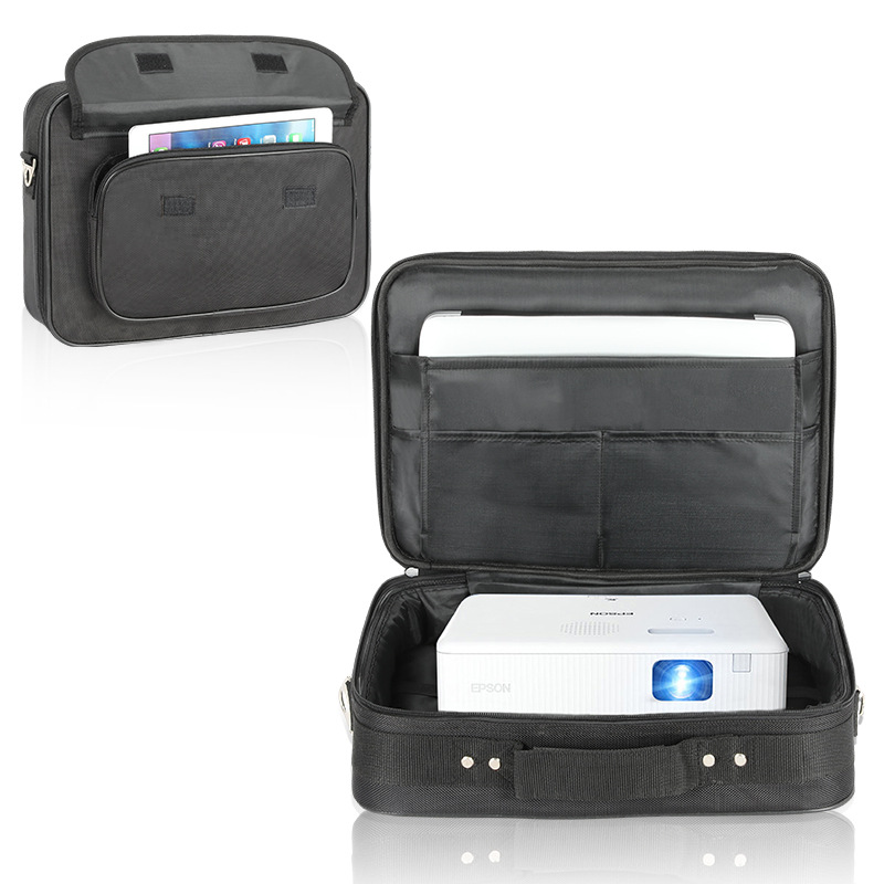Oxford Cloth Projector Bag, Lightweight Large-Capacity Shoulder Bag for Work, Leisure and Travel, Shock-Proof Protection, Portable Storage Bag