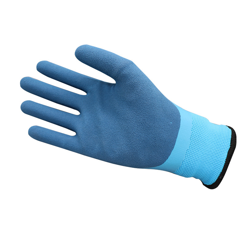 Dengsheng winter warm gloves cold storage waterproof fishing fleece-lined wear-resistant winter padded antifreeze labor gloves wholesale