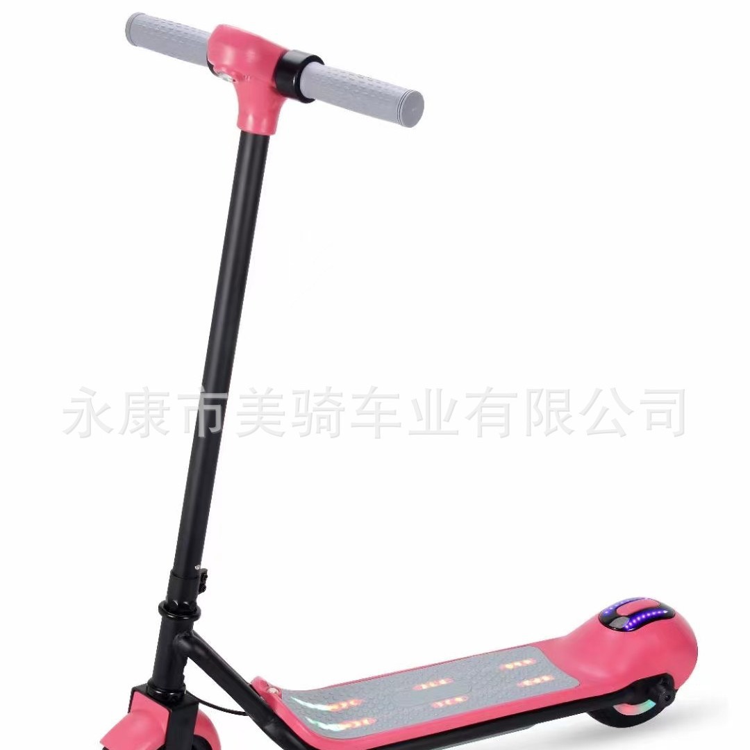 Cross-Border Export Electric Children's Scooter Two-Wheeled Foldable Electric Scooter New Model
