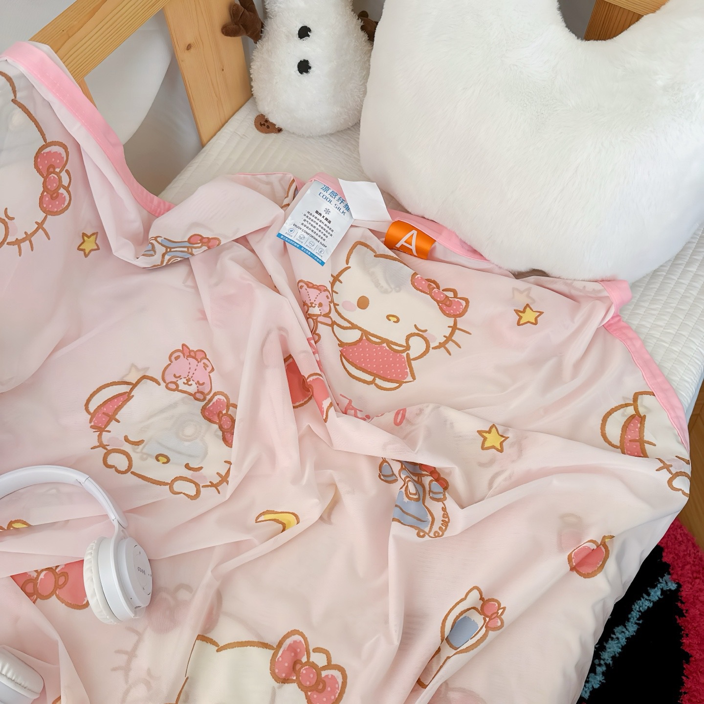 Sanrio Baby Fiber Cooling Blanket Baby Child Car Cover Blanket Children's Blanket Baby Air Conditioning Blanket