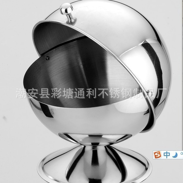 Stainless Steel Sugar Bowl, Stainless Steel Round Ball Jar, Sugar Cube Jar, Storage Jar