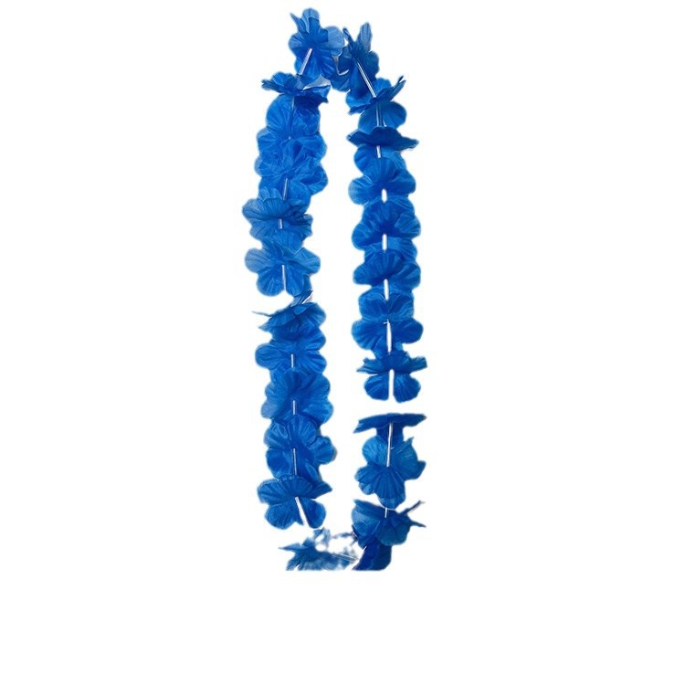 Hawaiian Fluorescent Color Wreath suit Petal Diameter 6.5cm 24 Pair Length 100cm Color Wreath