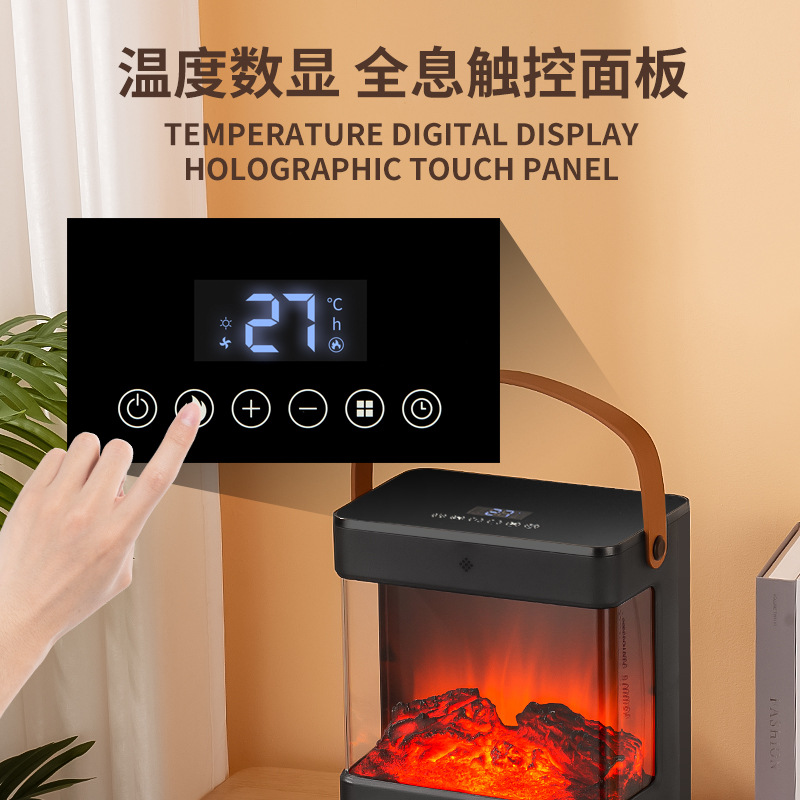 Camel 3D Simulated Fireplace Heater Flame Mountain Electric Fireplace Heating Stove European Style Heating Stove Living Room Heater
