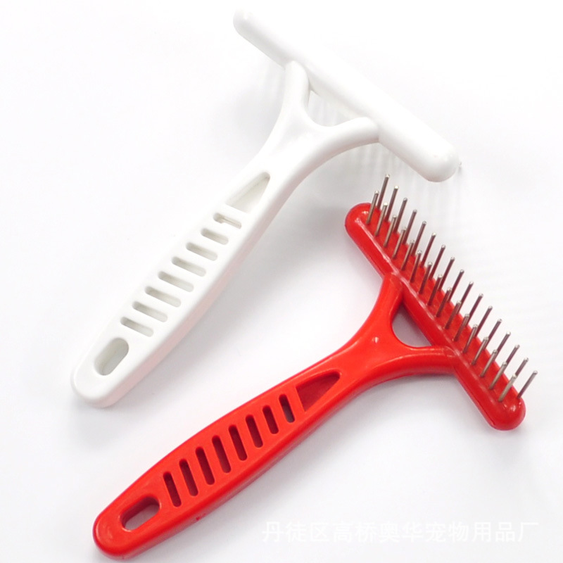 Pet Grooming and Cleaning Products Manufacturer Special Sale: Detangling Comb for Cats and Dogs, Flea Removal Comb, Metal Needle Rake Comb for Hair Removal