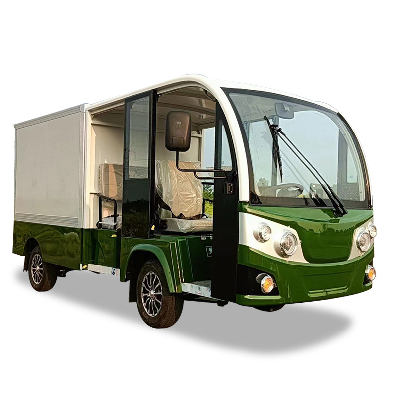 Electric Modified Truck, Two-Seater Factory Tool Cart, Express Transport, Four-Wheel Truck, Hotel Linen Cart, Food Delivery Cart