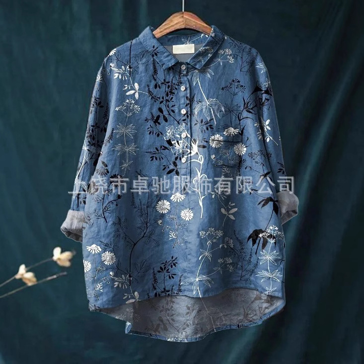 2025 Explosions Summer Women's New Amazon AliExpress Loose Printed Round Neck Casual plus size Women's T-Shirt