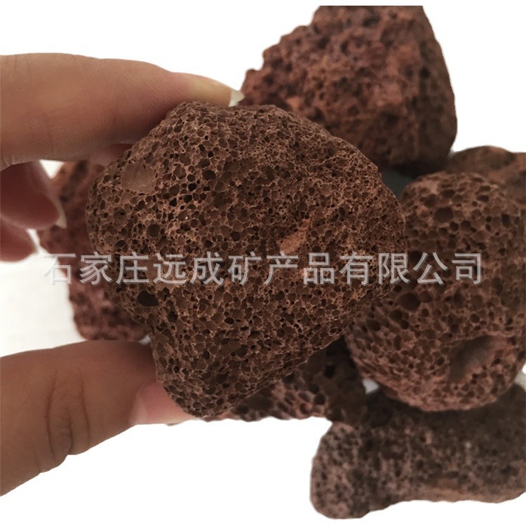 Wholesale Volcanic Stone for Landscaping, Red and Black Granules, Artificial Wetland, Sewage Treatment, Porous, Suitable for Cross-Border Trade