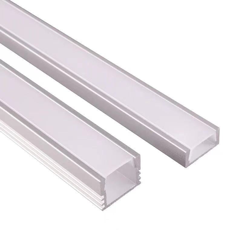 Line lamp shell concealed embedded linear aluminum slot cabinet lamp aluminum profile lamp strip Open mounted LED profile lamp slot