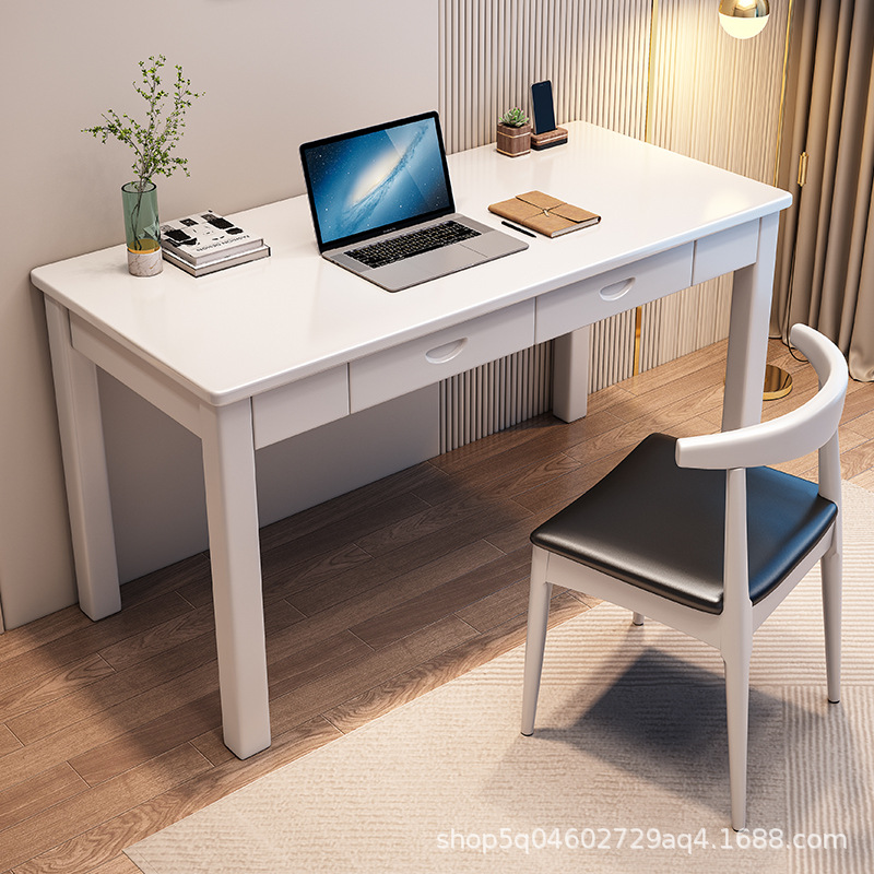 Chinese Style Desk Solid Wood Desk Home Student Writing Desk Simple Study Bedroom Office Computer Desk Study Table