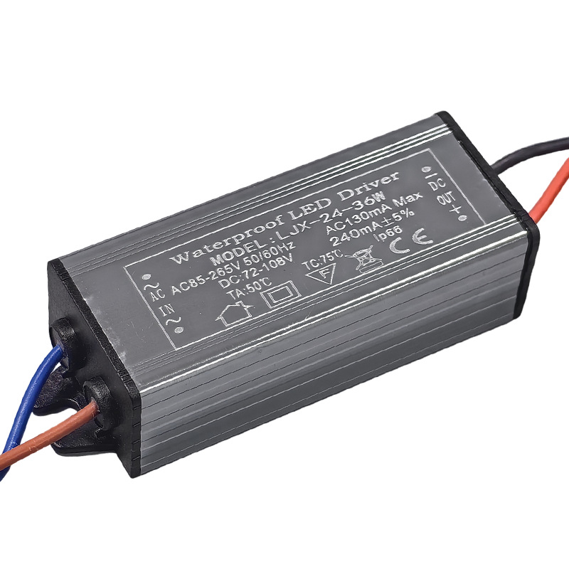 Single-Color Isolation Lamp Led Waterproof Driver Power Supply 3-200W High-Power Outdoor Light Source Factory Small Batch