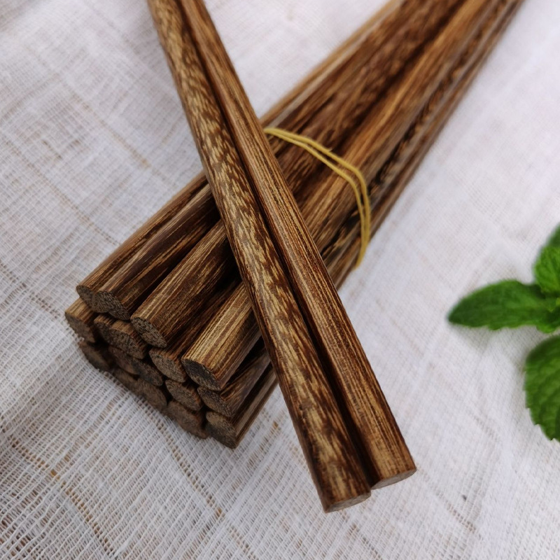 Chicken Wing Wooden Chopsticks 7.5 No Paint No Wax Solid Wood Chopsticks Hotel Wedding Must Chopsticks Can be Engraved in Bulk