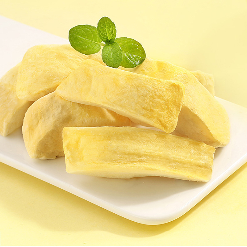 Baicaowei Freeze-Dried Durian 25g Box Pack of 60 Golden Pillow Durian Dried Fruit Snacks Leisure Snacks