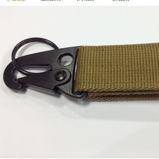 Outdoor tactical nylon webbing buckle multifunctional mountaineering buckle eagle beak hook buckle multi-purpose belt keychain manufacturers