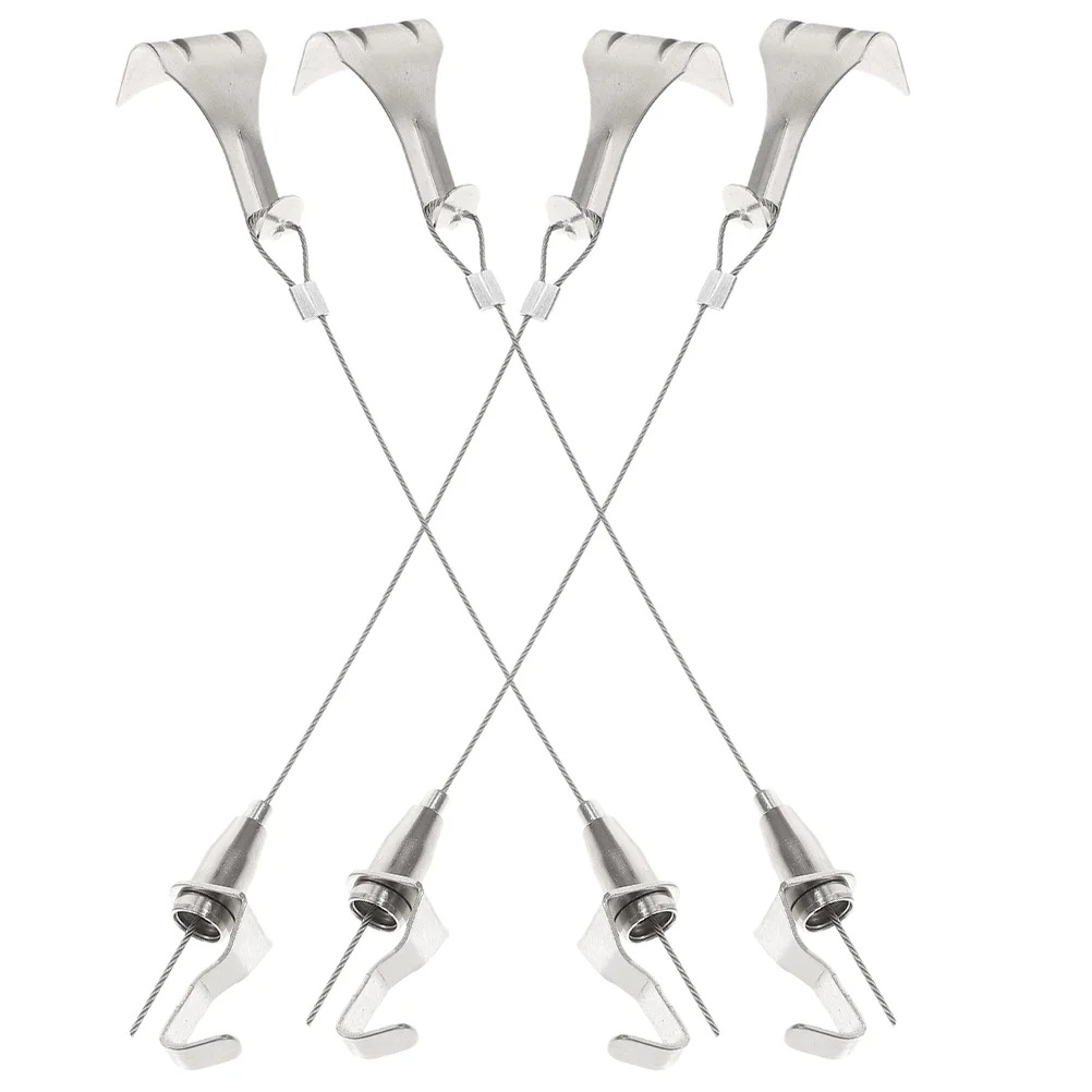 Painting exhibition steel wire hook hanging wire hanging rope steel wire hanging hook adjustable hanging mirror wire steel wire hanging painting device