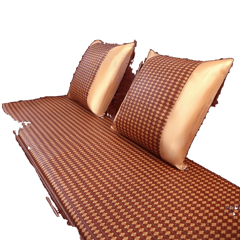 Summer Solid Wood Sofa Cushion Ice Rattan Mat Cushion High Density Sponge Non-Slip Summer Rattan Mat Mahogany Sofa Cushion