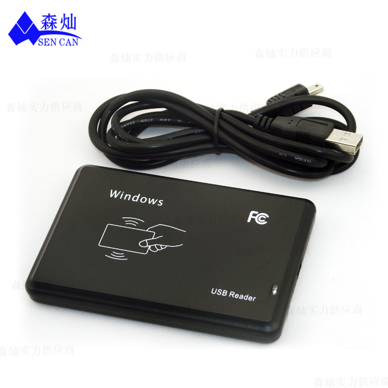 Spot desktop IC card reader RFID card membership card USB interface ID reader inductive plug and play