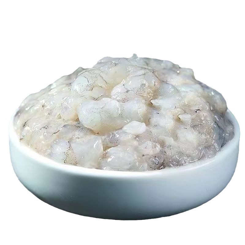 Fresh Shrimp Paste for Home and Commercial Use, Packaged Shrimp Meat for Seafood Hot Pot Ingredients, Hand-Made Fresh Shrimp Paste for Commercial Wholesale