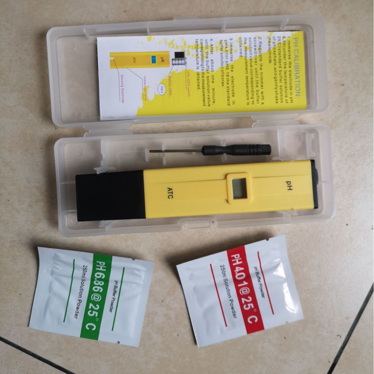 pH pen pH meter digital display pen pH meter pH detection ATC temperature compensation test pen pH meter foreign trade